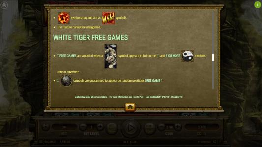 Four Divine Beasts Slot Machine Free Game Screen