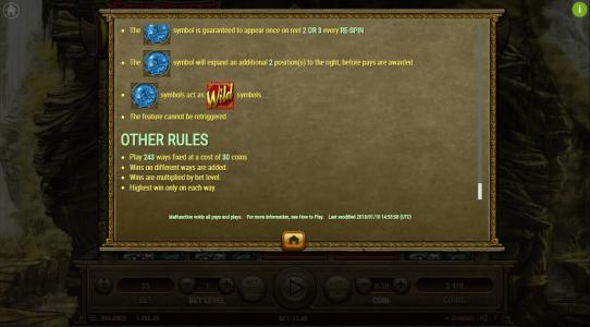 Four Divine Beasts Slot Machine Wild Symbol Screen