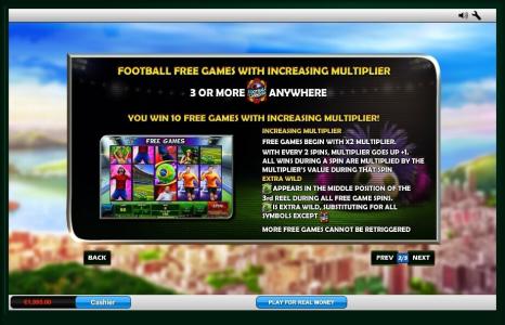 Football Carnival Slot Machine Free Game Screen
