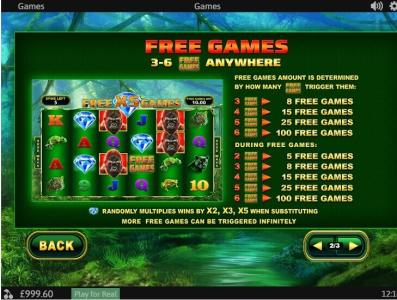Epic Ape Slot Machine Free Games Screen