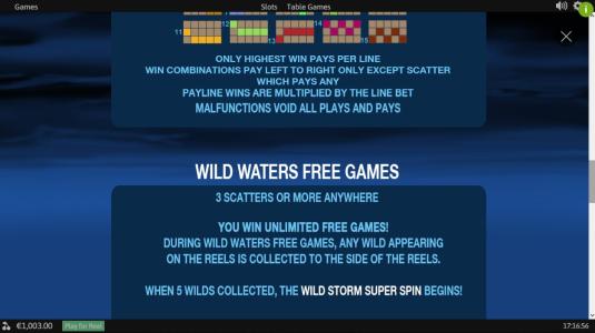 Fortunate Five Slot Machine Free Game Screen