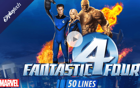 Fantastic Four 50 Lines slot logo