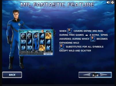 Fantastic Four Slot Machine Wild Symbol Screen