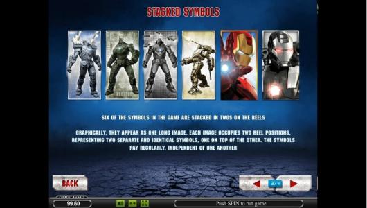 Iron Man 2 50 Lines Slot Machine Scatter Awards Screen