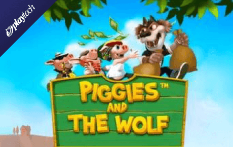 Piggies And The Wolf slot logo
