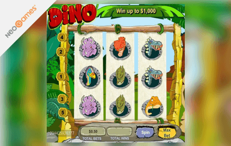 Dino slot logo