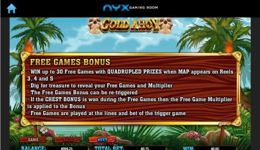 Gold Ahoy Slot Machine Free Game Screen
