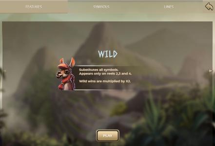 Lama Glama Slot Machine Wild Symbol Screen