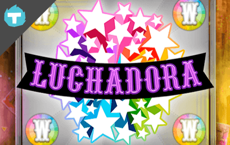 Luchadora slot logo