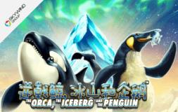 The Orca the Iceberg and the Penguin slot logo
