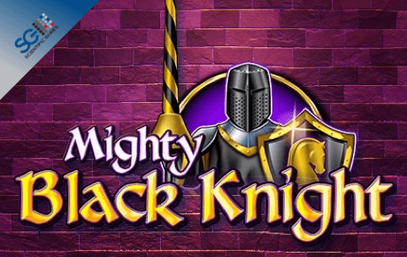 Mighty Black Knight slot logo