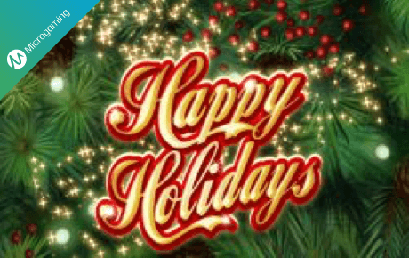 Happy Holidays slot logo