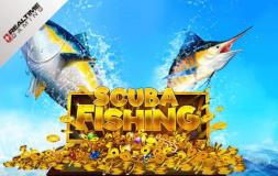 Scuba Fishing slot logo