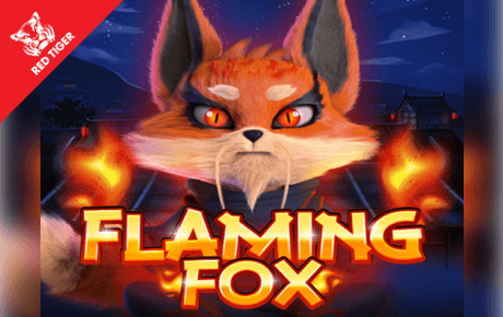 Flaming Fox slot logo