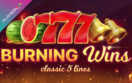 Burning Wins slot logo