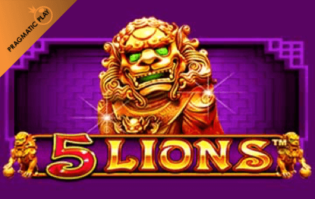 5 Lions slot logo