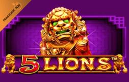 5 Lions slot logo