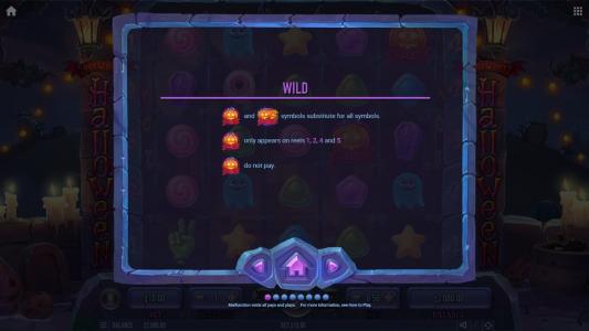 Hot Hot Halloween Slot Machine Wild Symbol Screen