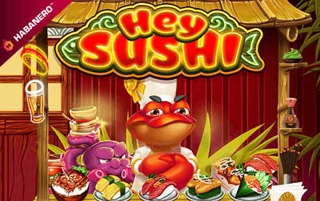 Hey Sushi slot logo
