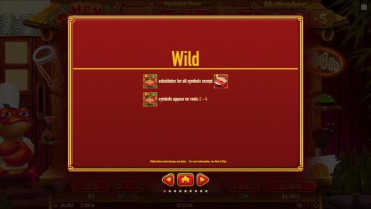 Hey Sushi Slot Machine Wild Symbol Screen
