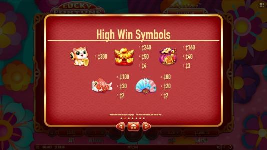 Slot Machine Paylines Screen