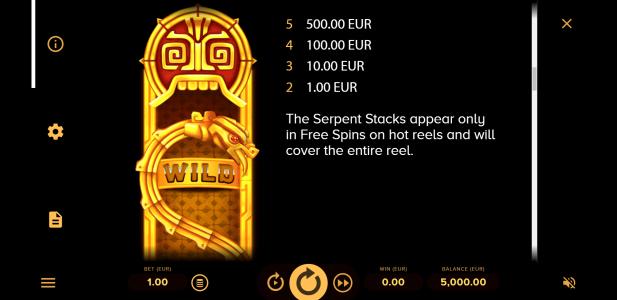 Rise of Maya Slot Machine Free Spins Bonus Screen