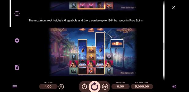 Slot Machine Free Spins Bonus Screen