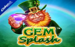 Gem Splash Rainbows Gift slot logo