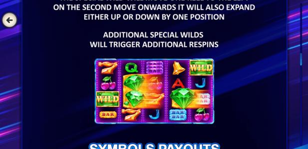 Better Wilds Slot Machine Wild Symbol Screen