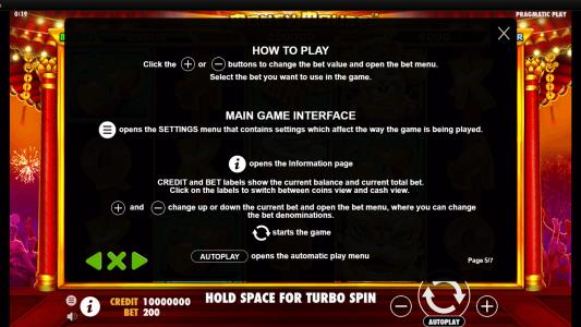 Money Mouse Slot Machine Game Rules Screen