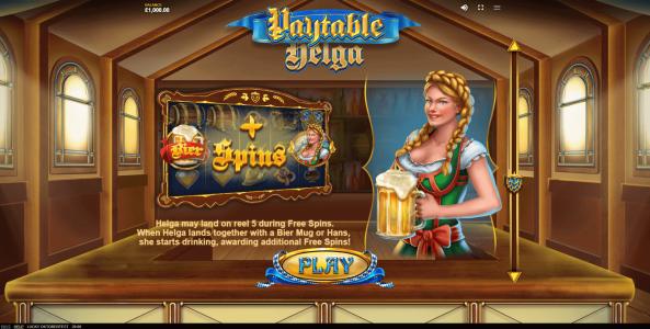 Lucky Oktoberfest Slot Machine Helga Free Spins Feature Screen
