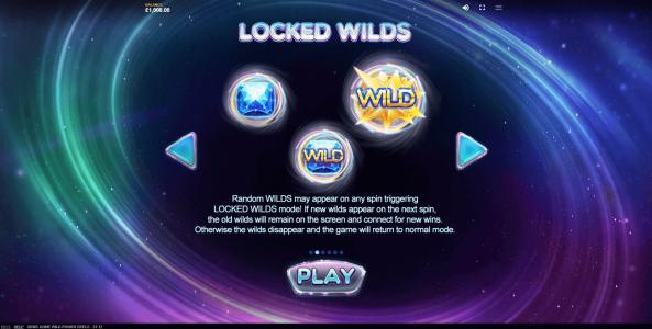 Gems Gone Wild Power Reels Slot Machine Wild Symbol Screen