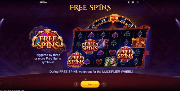 Cirque De La Fortune Slot Machine Free Spins Bonus Screen