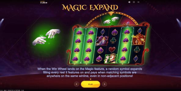 Cirque De La Fortune Slot Machine Magic Expand Feature Screen