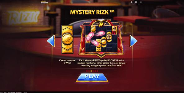 Captain Rizk Megaways Slot Machine Mystery Rizk Symbol Screen