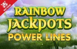 Rainbow Jackpots Power Lines slot logo
