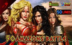 50 Amazons Battle slot logo