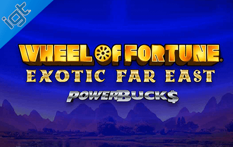 Powerbucks Wheel of Fortune Exotic Far East slot logo