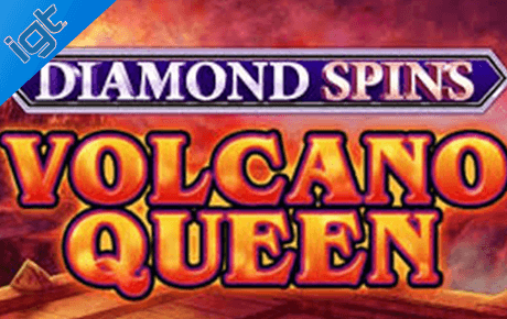 Volcano Queen Diamond Spins slot logo