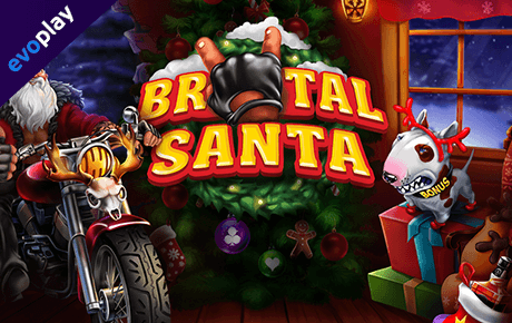 Brutal Santa slot logo
