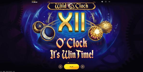 Wild O Clock Slot Machine Clock Spins Screen