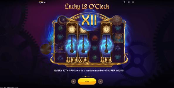 Wild O Clock Slot Machine - Wild Symbol Screen