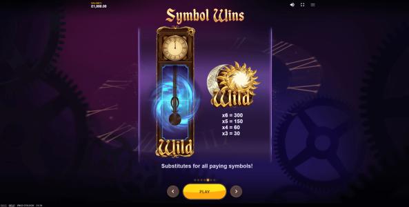 Wild O Clock Slot Machine Wild Symbol Screen