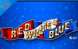 Red White and Blue slot logo