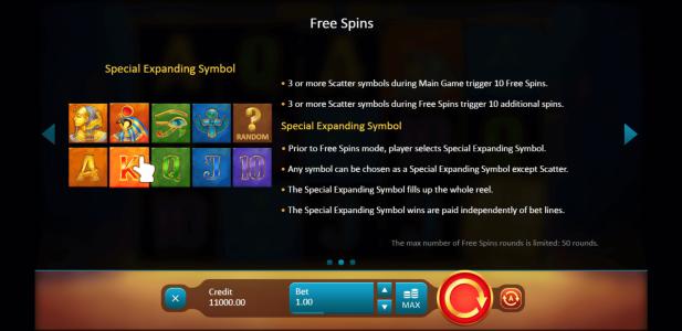 Book of Gold Symbol Choice Slot Machine Free Spins Bonus Screen