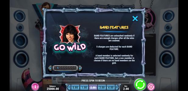 Twisted Sister Slot Machine Wild Symbol Screen