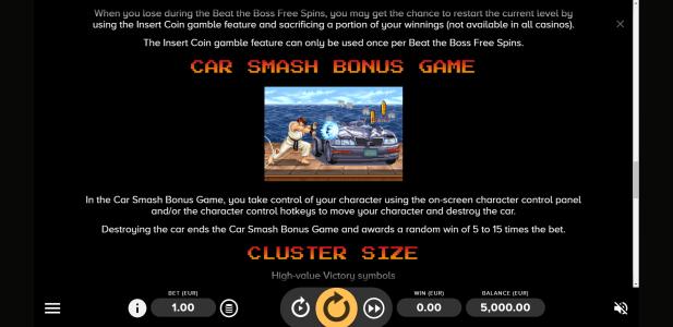 Slot Machine - Bonus Game Screen