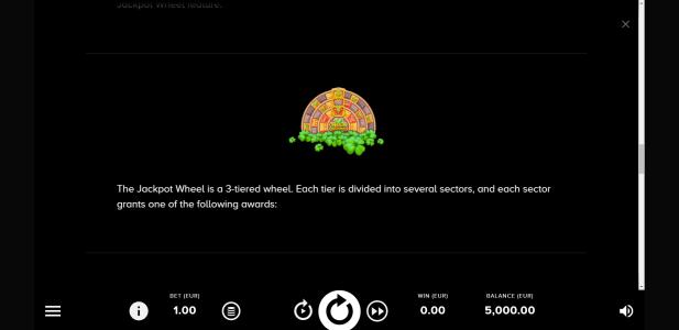 Irish Pot Luck Slot Machine Jackpot Screen