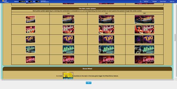 Wheel of Fortune Hawaiian Getaway Powerbucks Slot Machine Free Spins Bonus Screen