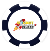 Rocket Slots Casino Bonus Chip logo